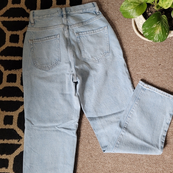 PacSun High Rise Straight Jeans With Patch - Picture 6 of 12